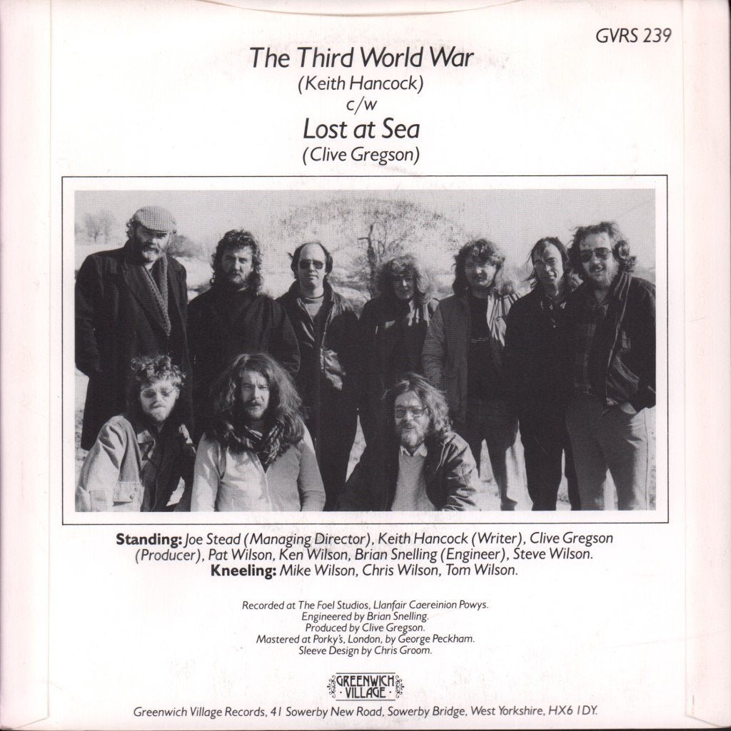 Wilson Family - Third World War - 7 Inch
