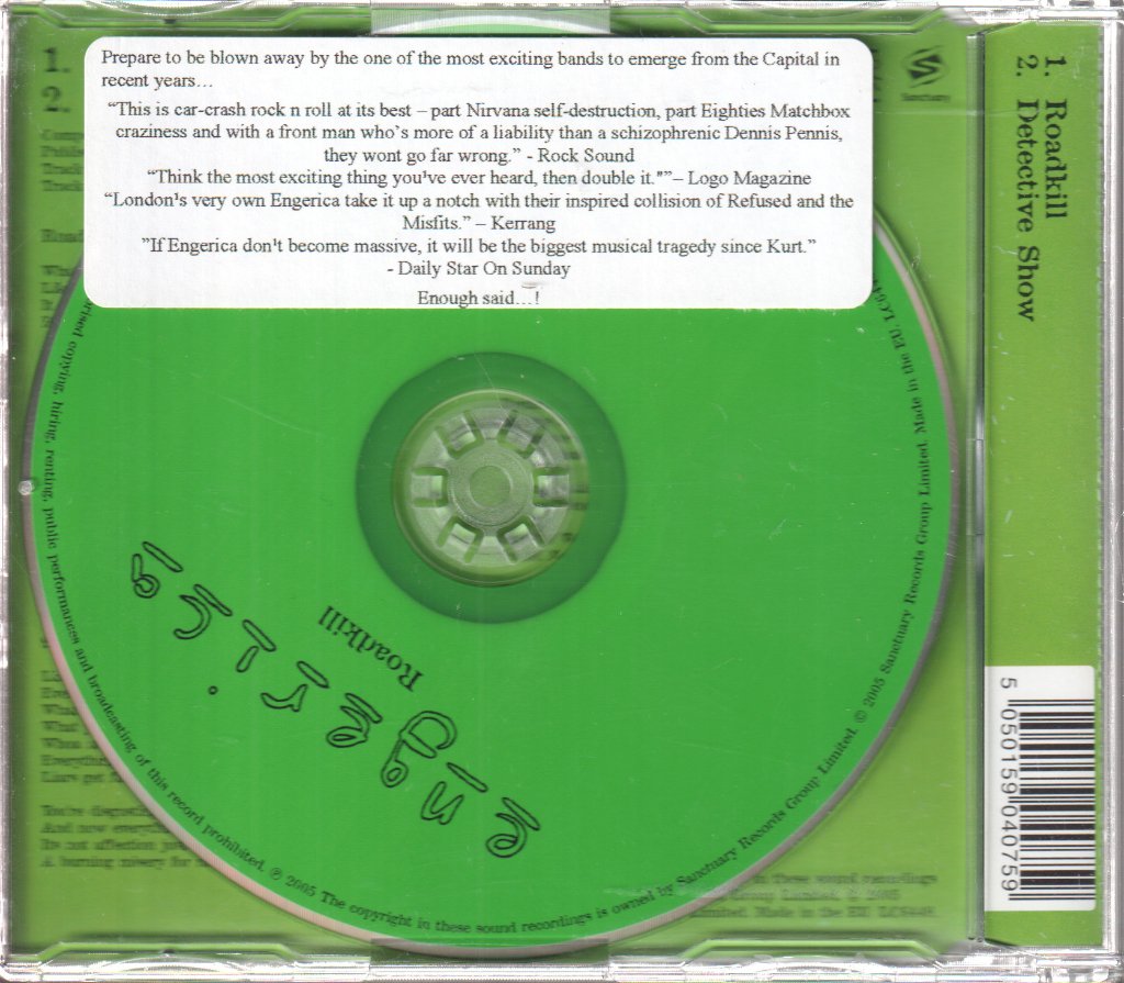 Engerica - Roadkill - Cd