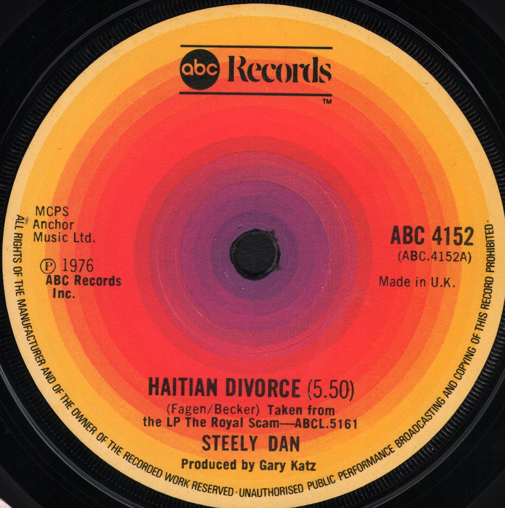 Steely Dan - Haitian Divorce - 7 Inch