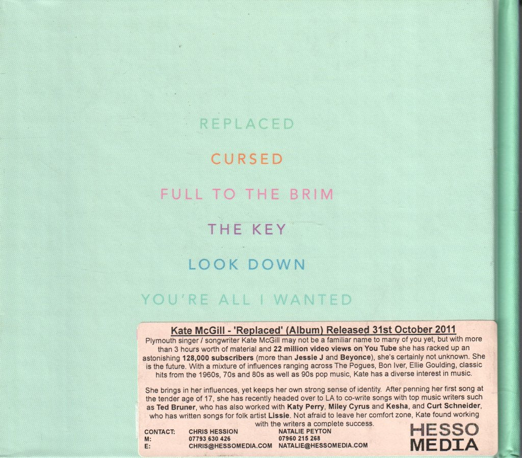 Kate McGill - Replaced - Cd