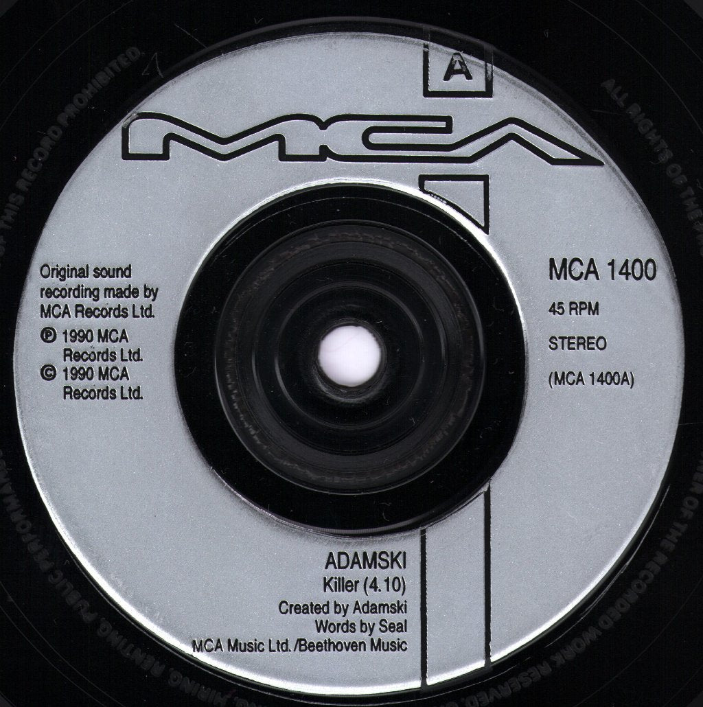 Adamski - Killer - 7 Inch