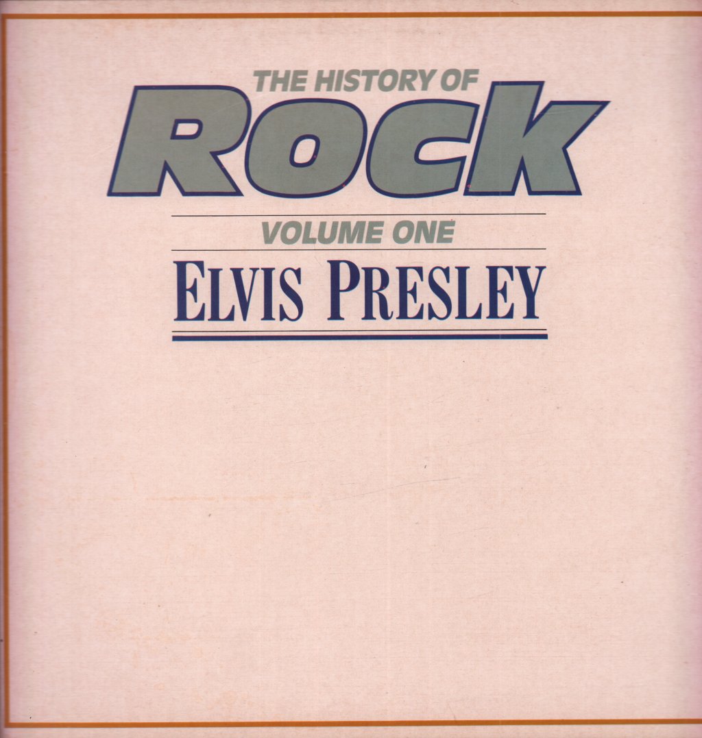 Elvis Presley - History Of Rock Volume One - Lp