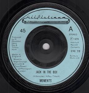 Moments (70'S Group) - Jack In The Box - 7 Inch
