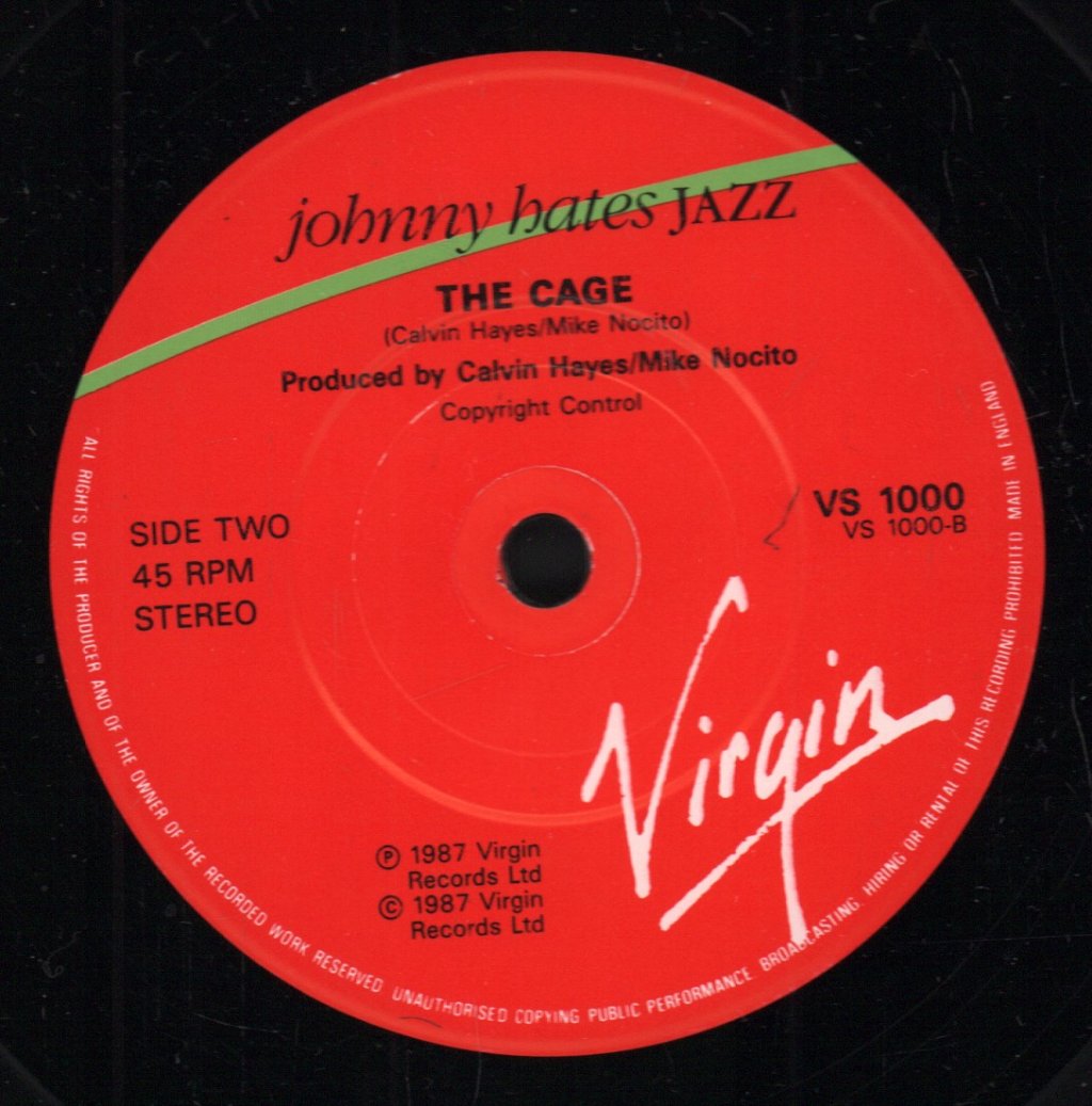 Johnny Hates Jazz - I Don't Want To Be A Hero - 7 Inch