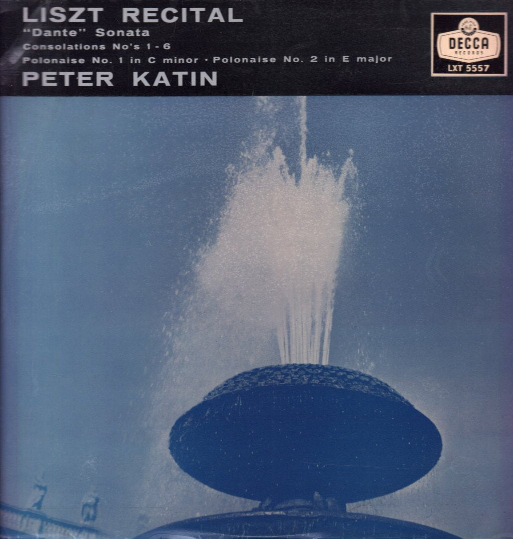 Peter Katin - Liszt Recital - Lp