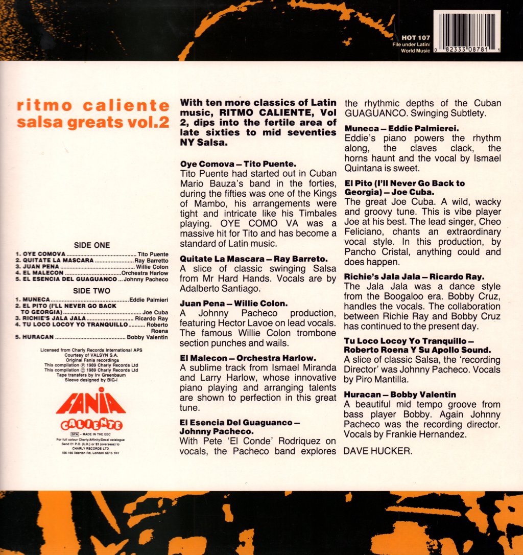 Various Artists - Ritmo Caliente Salsa Greats Vol. 2 - Lp