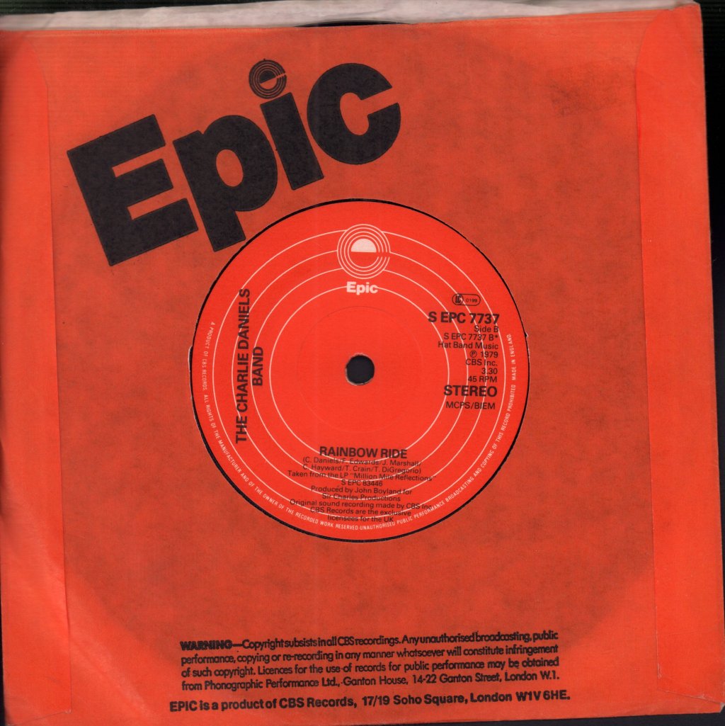 Charlie Daniels Band - Devil Went Down To Georgia - 7 Inch