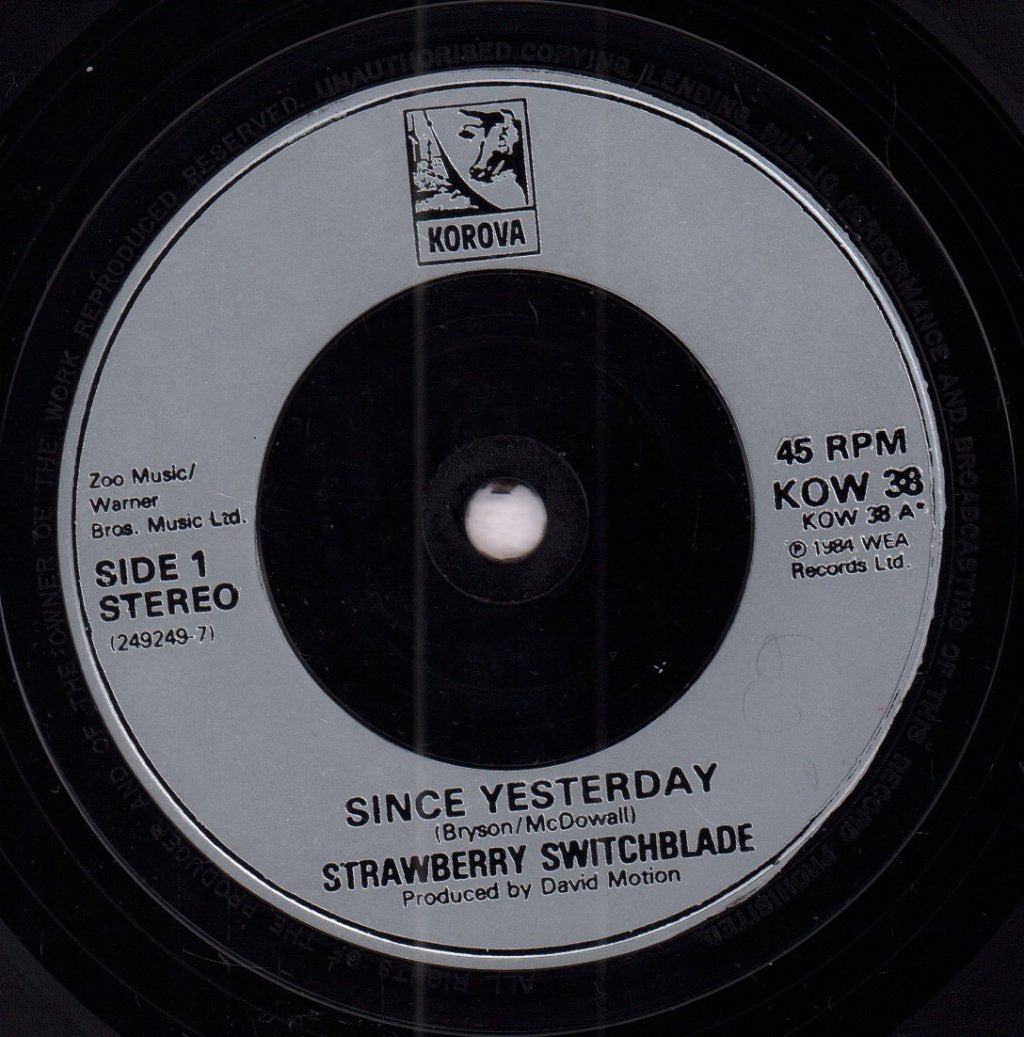 Strawberry Switchblade - Since Yesterday - 7 Inch