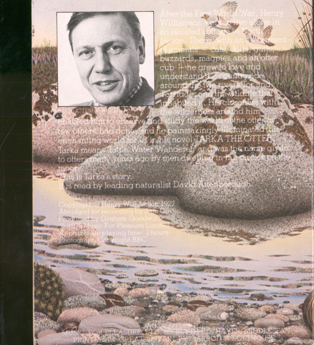 David Attenborough - Henry Williamson - Tarka The Otter - Cassette