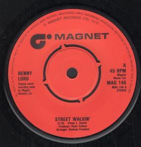 Benny Lord - Street Walkin' - 7 Inch
