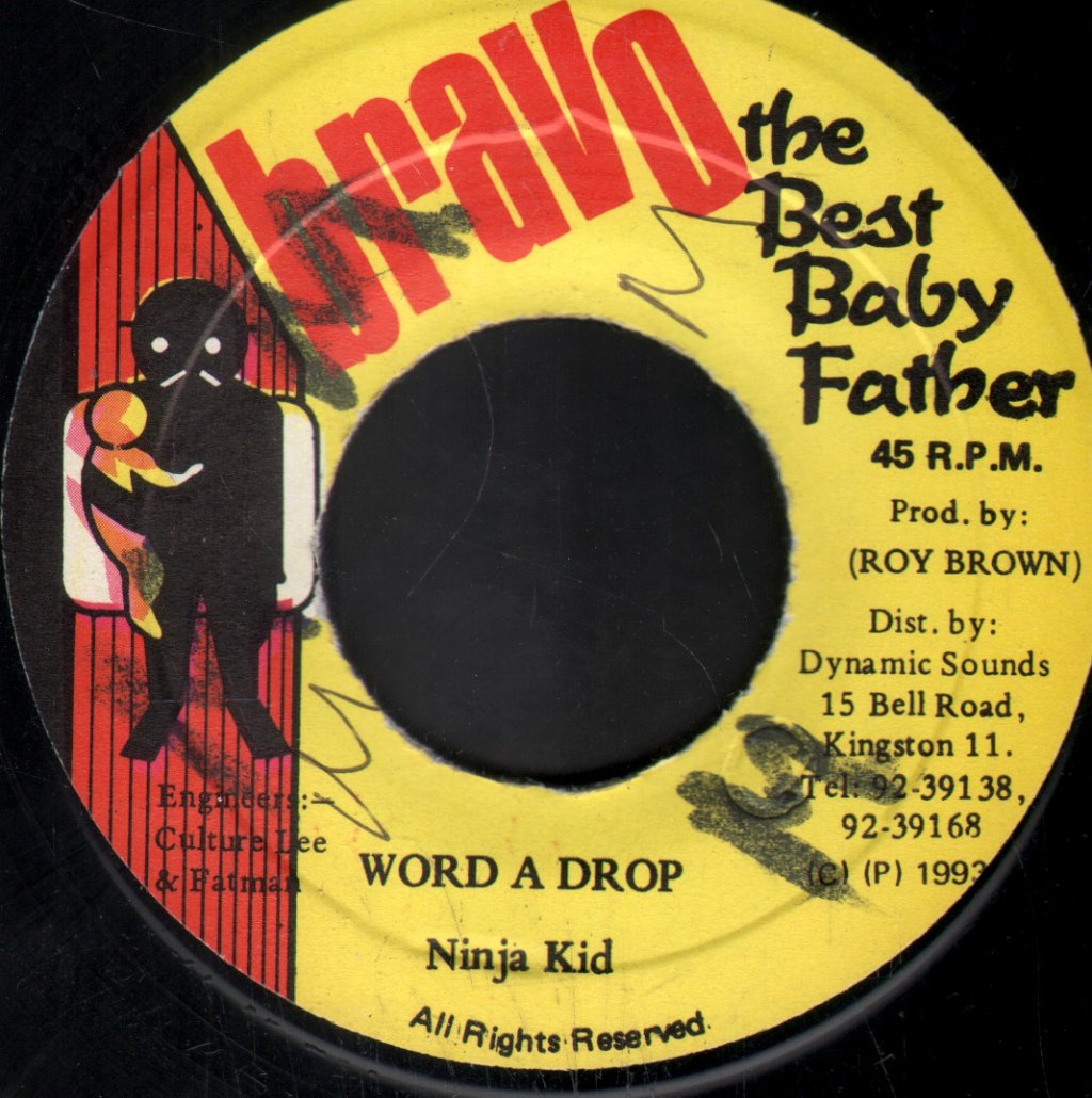 Ninja Kid - Word A Drop - 7 Inch