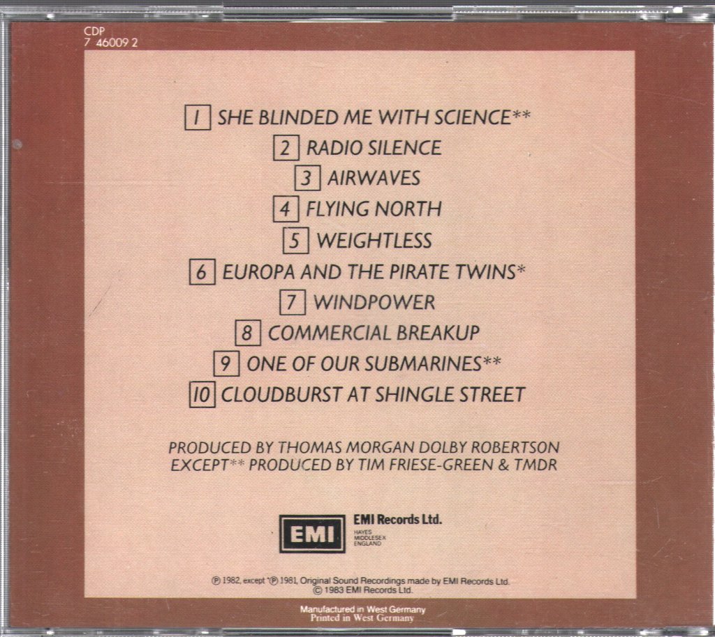 Thomas Dolby - Golden Age Of Wireless - Cd