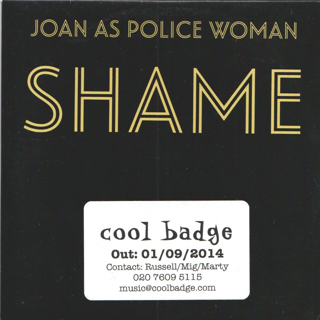 Joan As Police Woman - Shame - Cdr