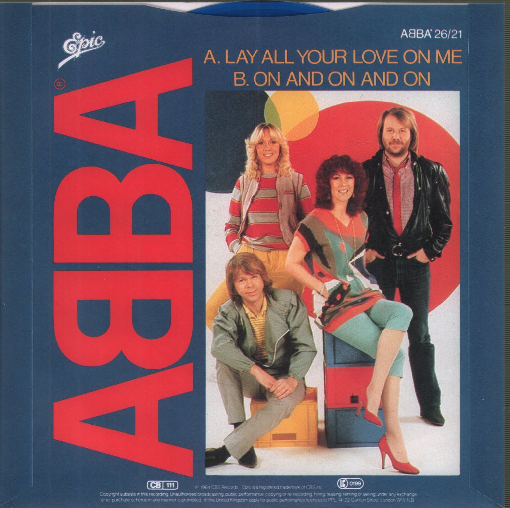 ABBA - Lay All Your Love On Me - 7 Inch