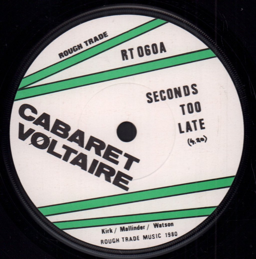 Cabaret Voltaire - Seconds Too Late - 7 Inch