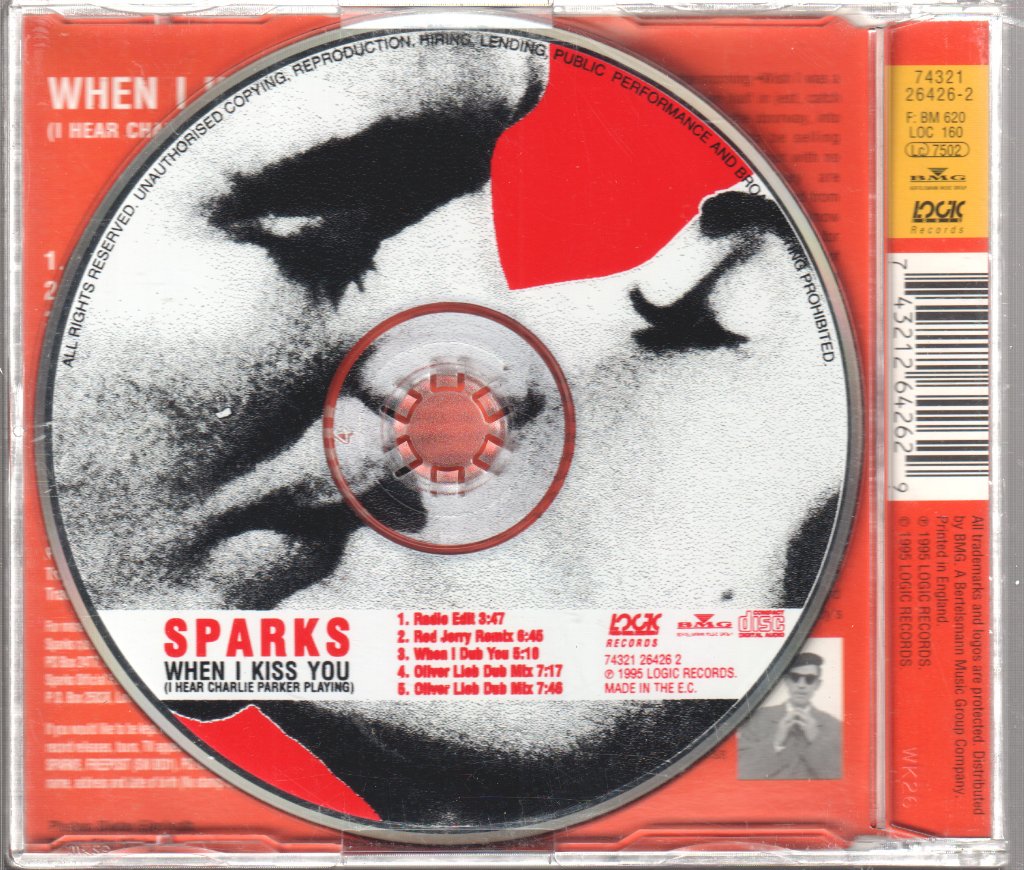Sparks - When I Kiss You (I Hear Charlie Parker Playing) - Cd
