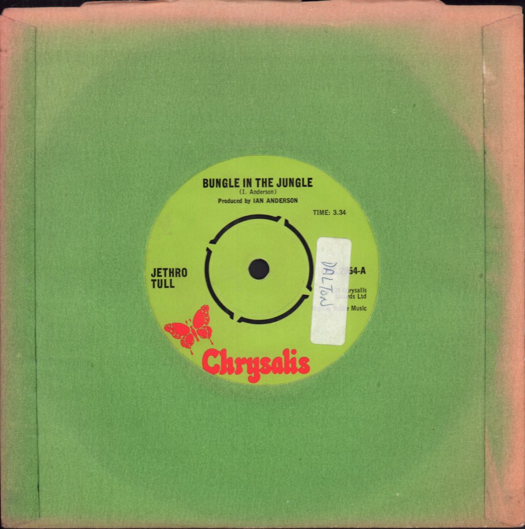 Jethro Tull - Bungle In The Jungle - 7 Inch