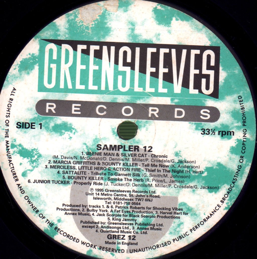 Various Artists - Greensleeves Sampler 12 - Lp