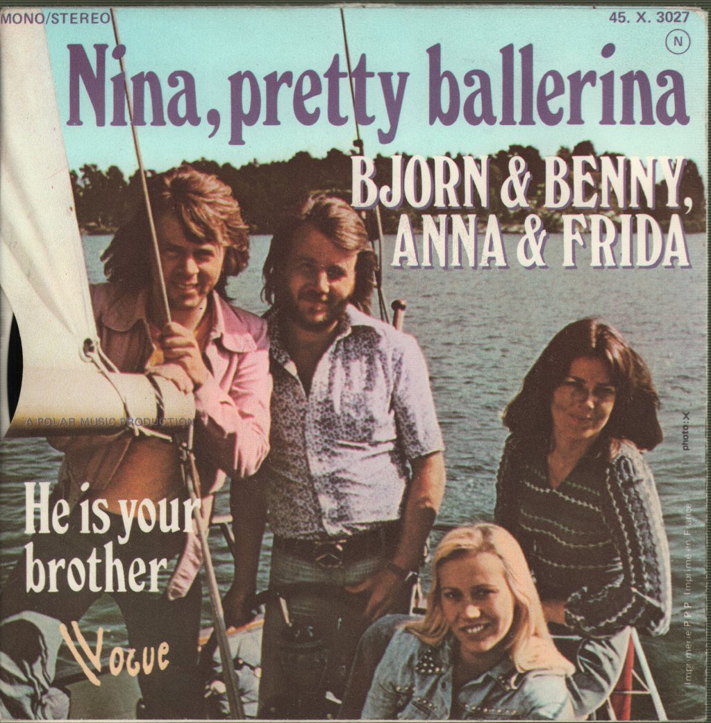 Björn & Benny, Agnetha & Anni-Frid - Nina, Pretty Ballerina - 7 Inch