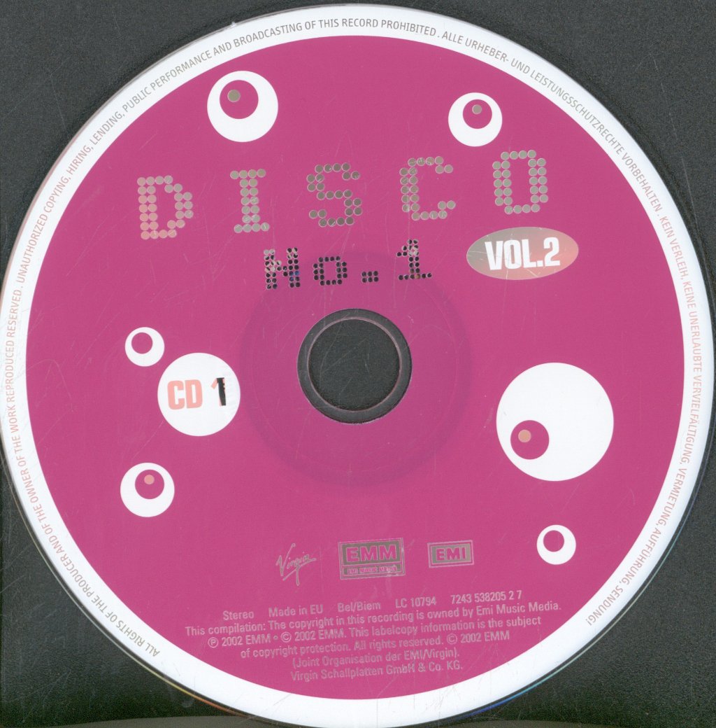Various Artists - Disco No.1 Vol.2 - Double Cd