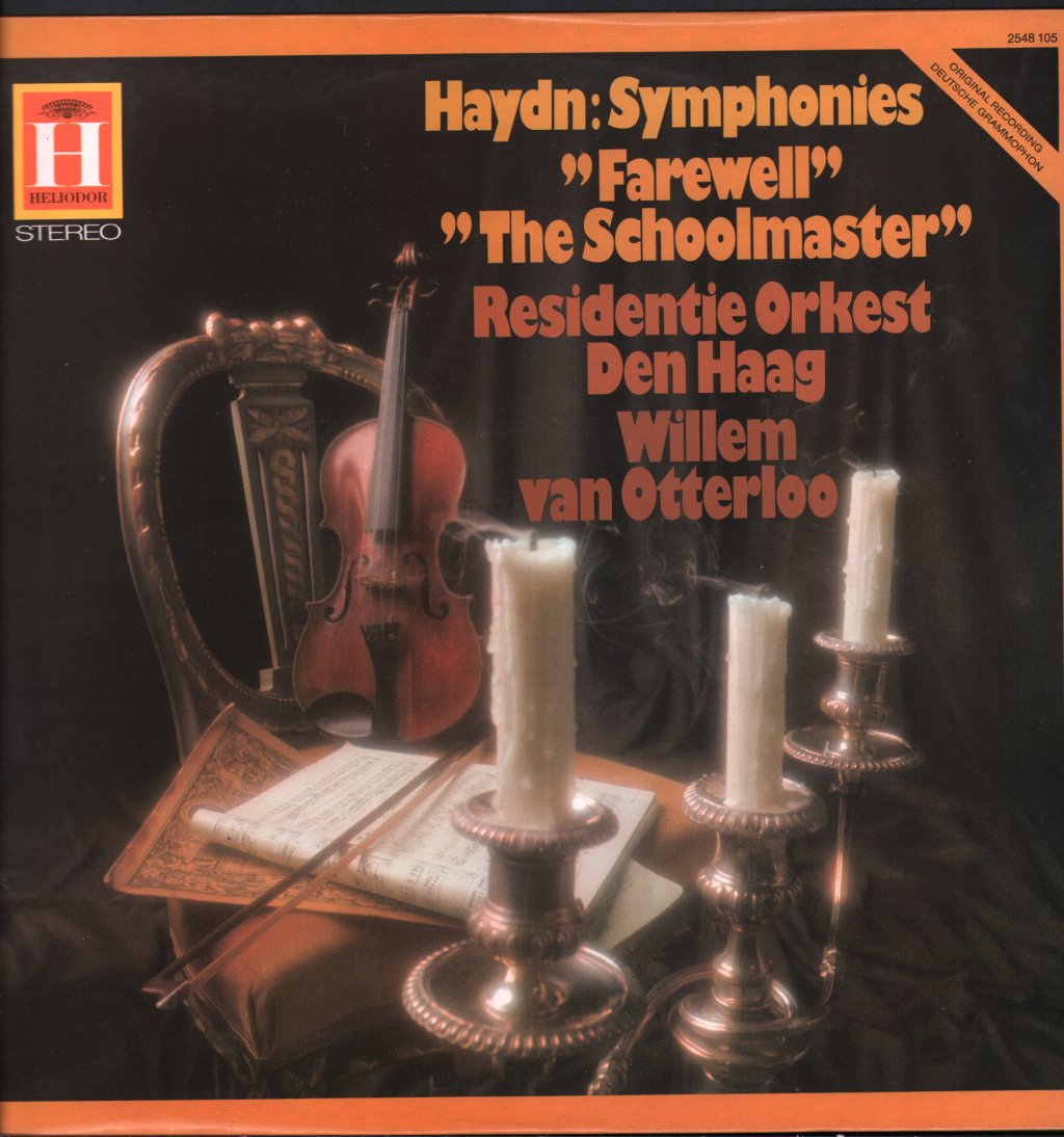 Willem Van Otterloo / Residentie Orkest Den Haag - Haydn - "Abschieds-Symphonie" "Der Schulmeister" - Lp