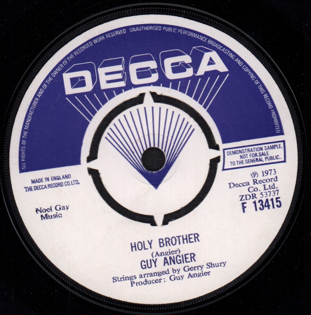 Guy Angier - Jacaranda Blues - 7 Inch