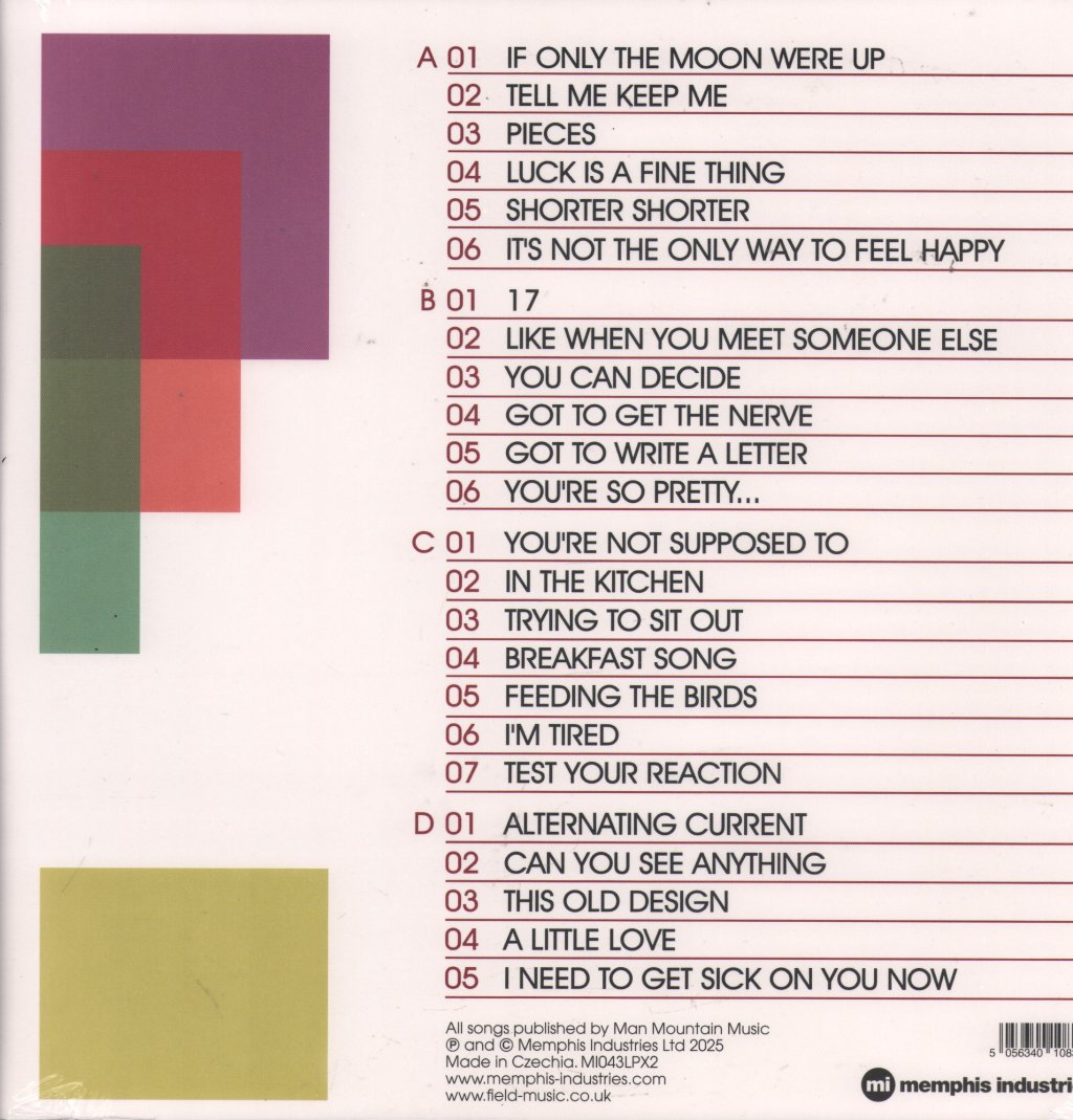 Field Music - Field Music - Double Lp