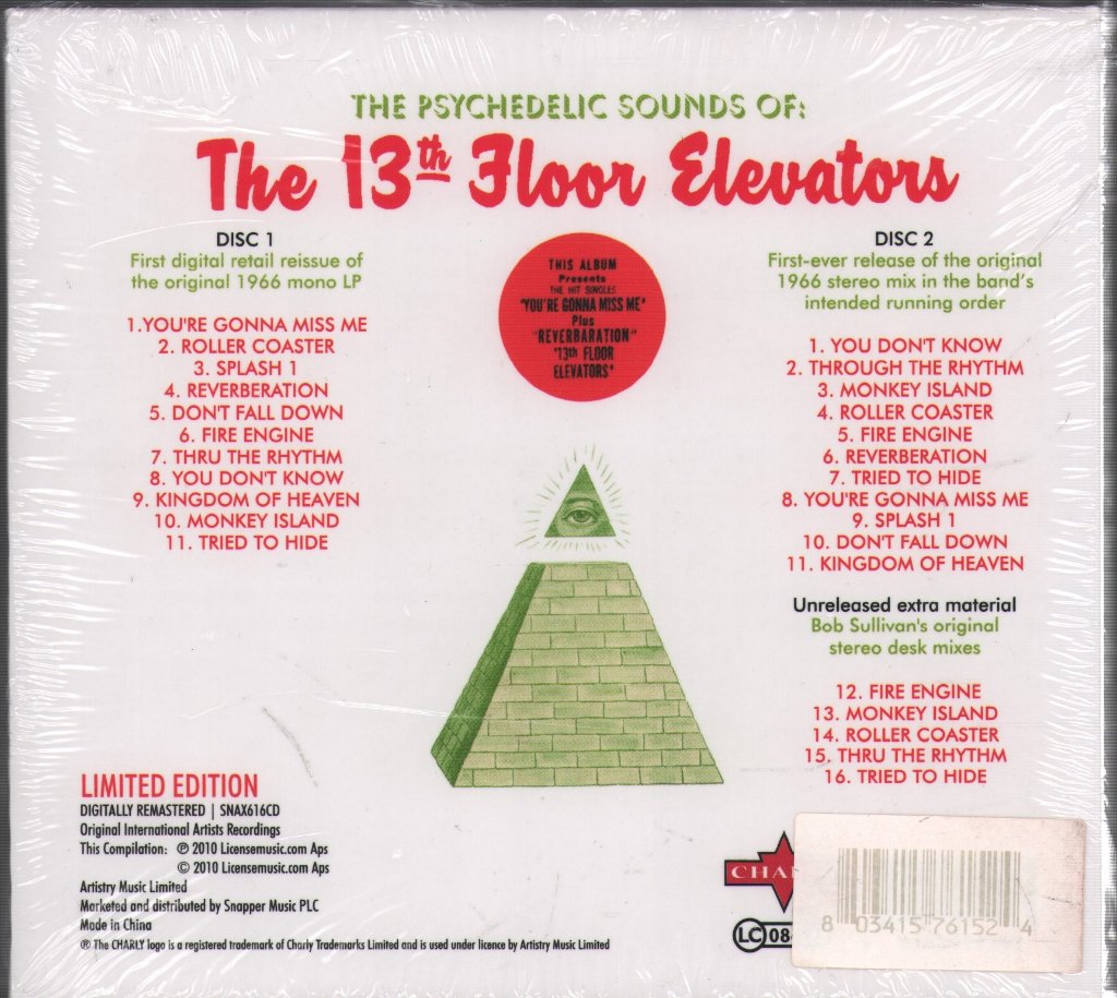13th Floor Elevators - Psychedelic Sounds Of The 13th Floor Elevators - Cd Set
