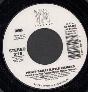 Philip Bailey And Little Richard - Twins - 7 Inch