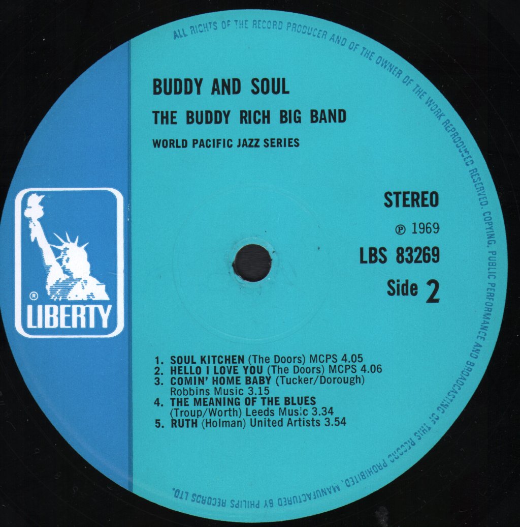 Buddy Rich Big Band - Buddy and Soul - Lp