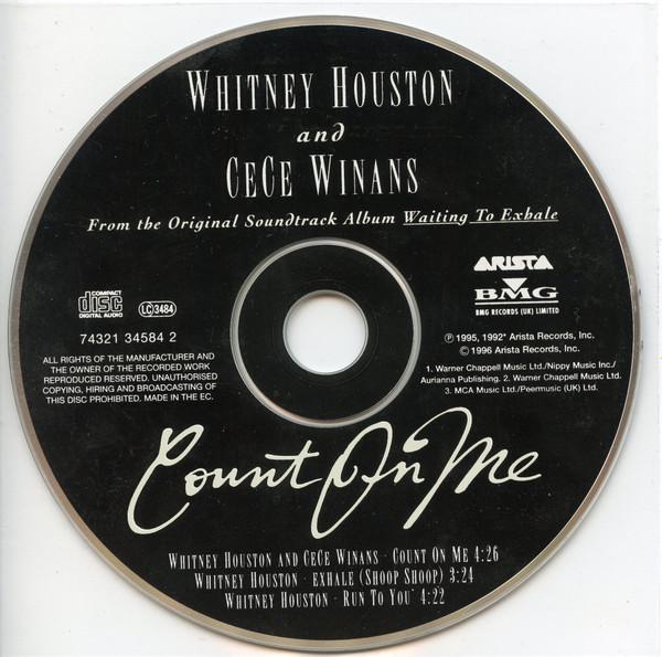 Whitney Houston And Cece Winans - Count On Me - Cd