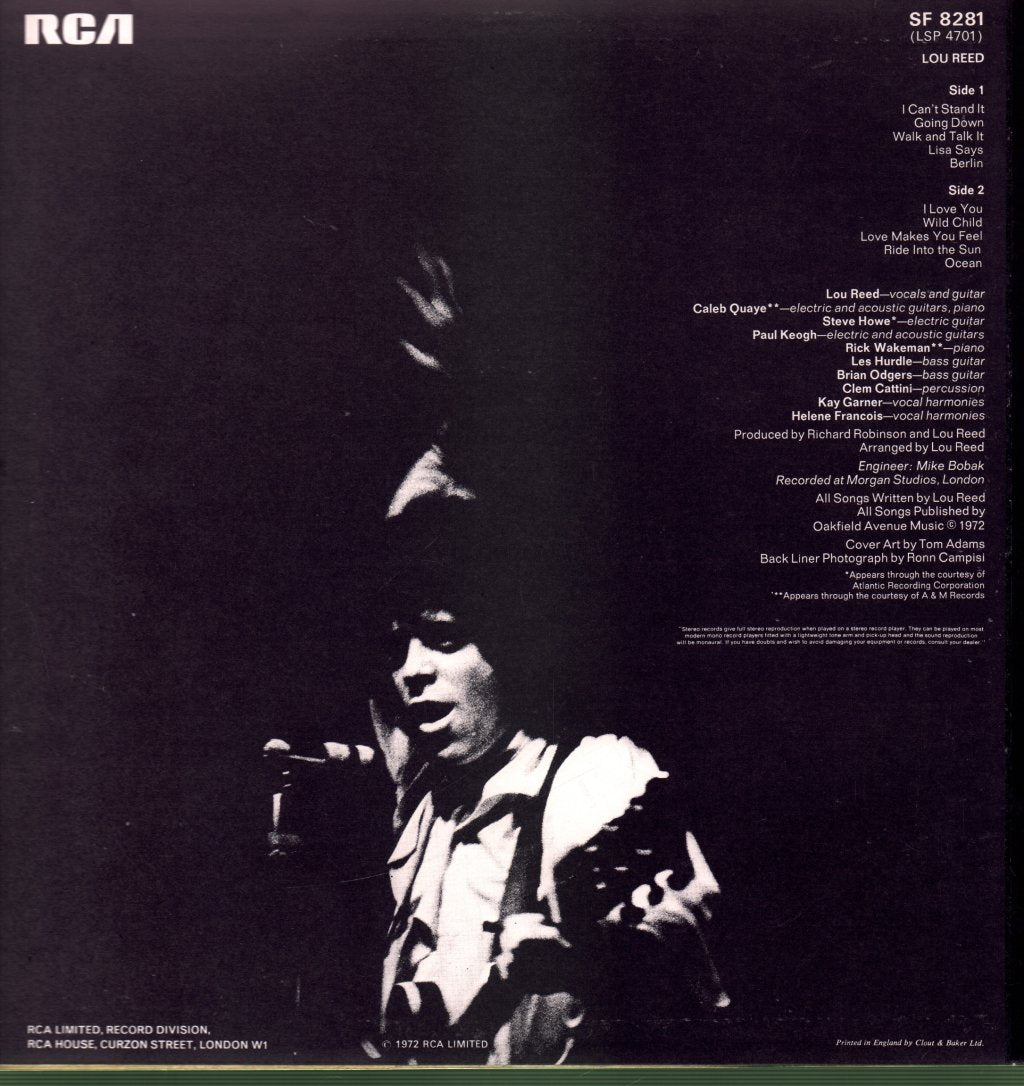 Lou Reed - Lou Reed - Lp