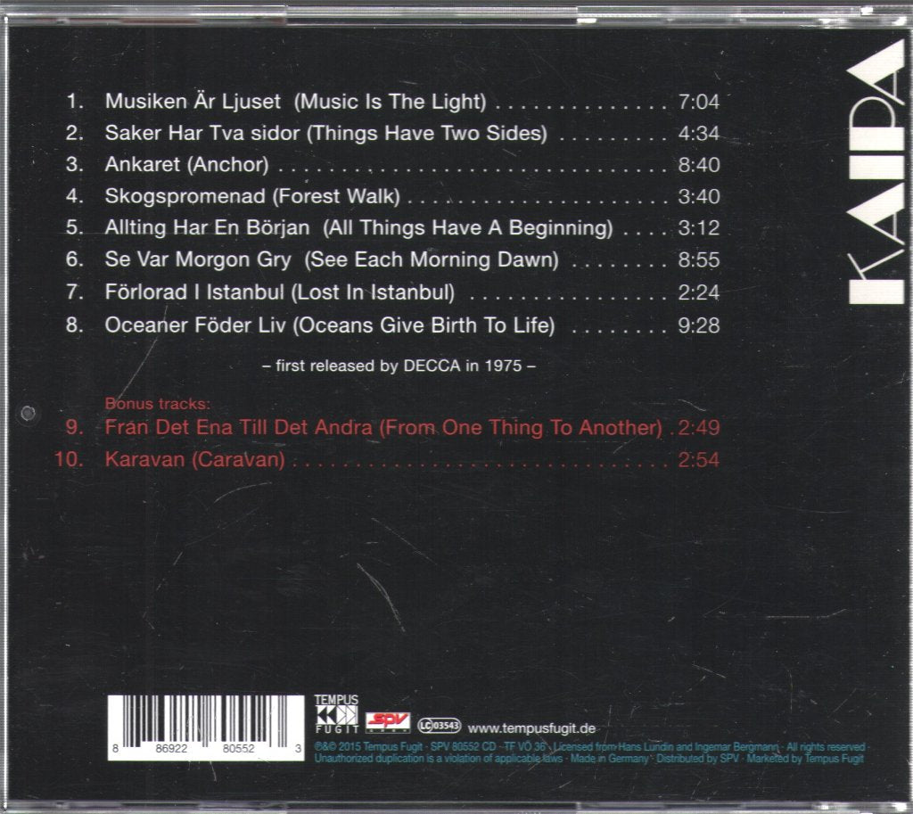 Kaipa - Kaipa - Cd