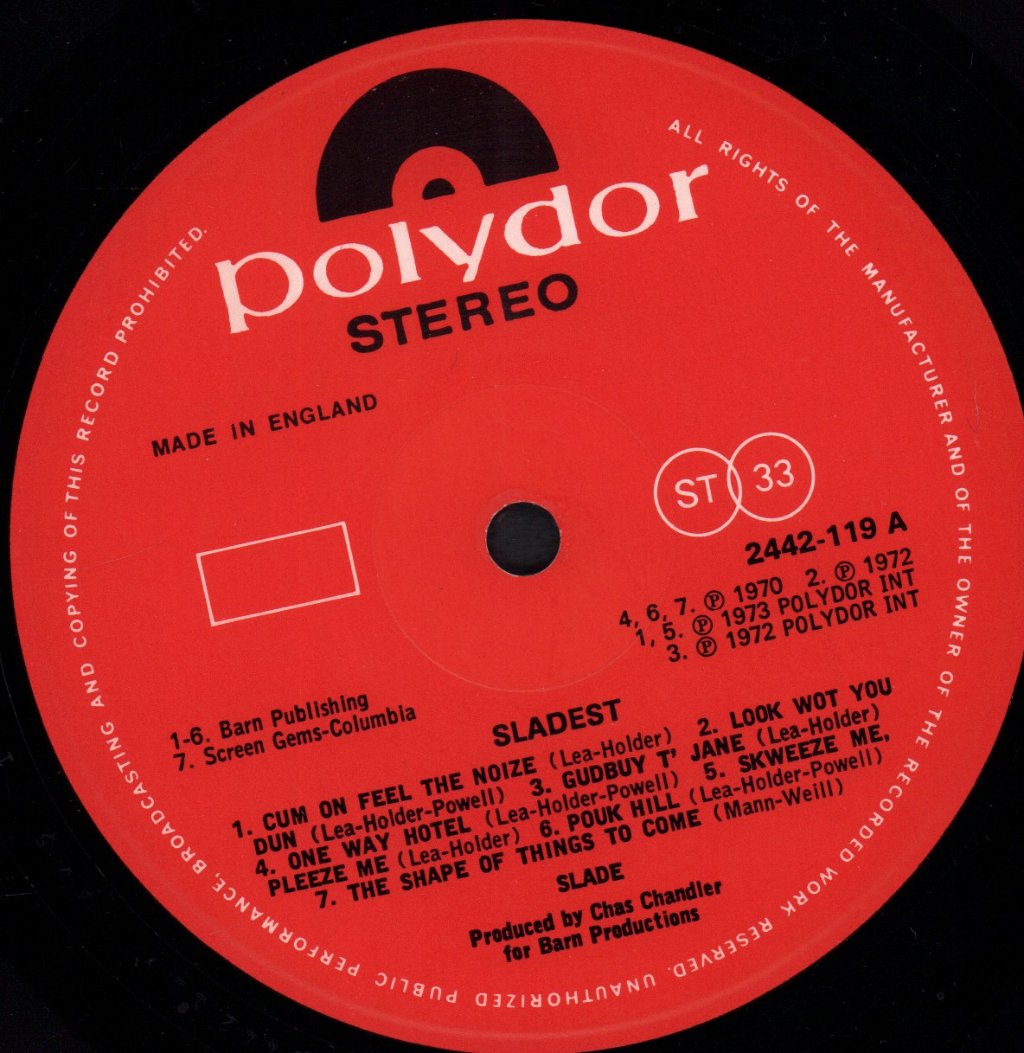 Slade - Sladest - Lp