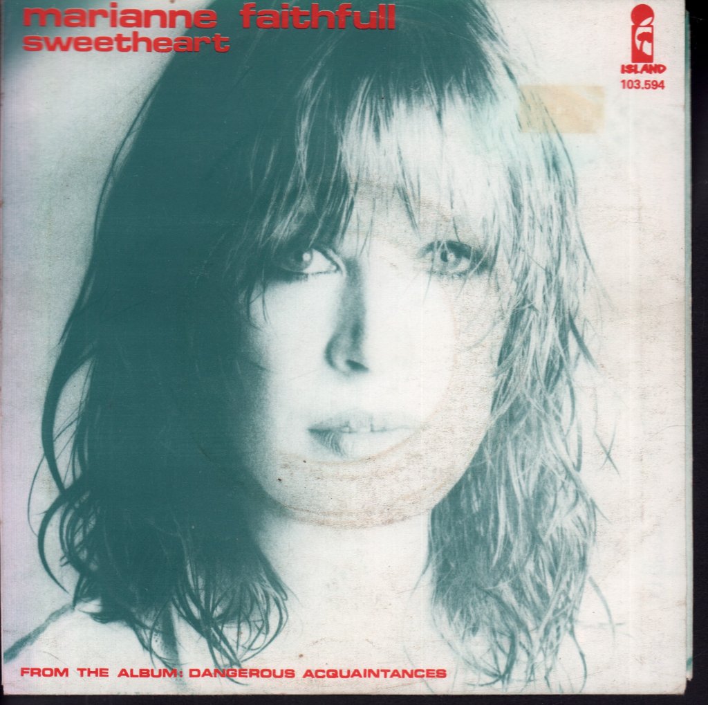 Marianne Faithfull - Sweetheart - 7 Inch
