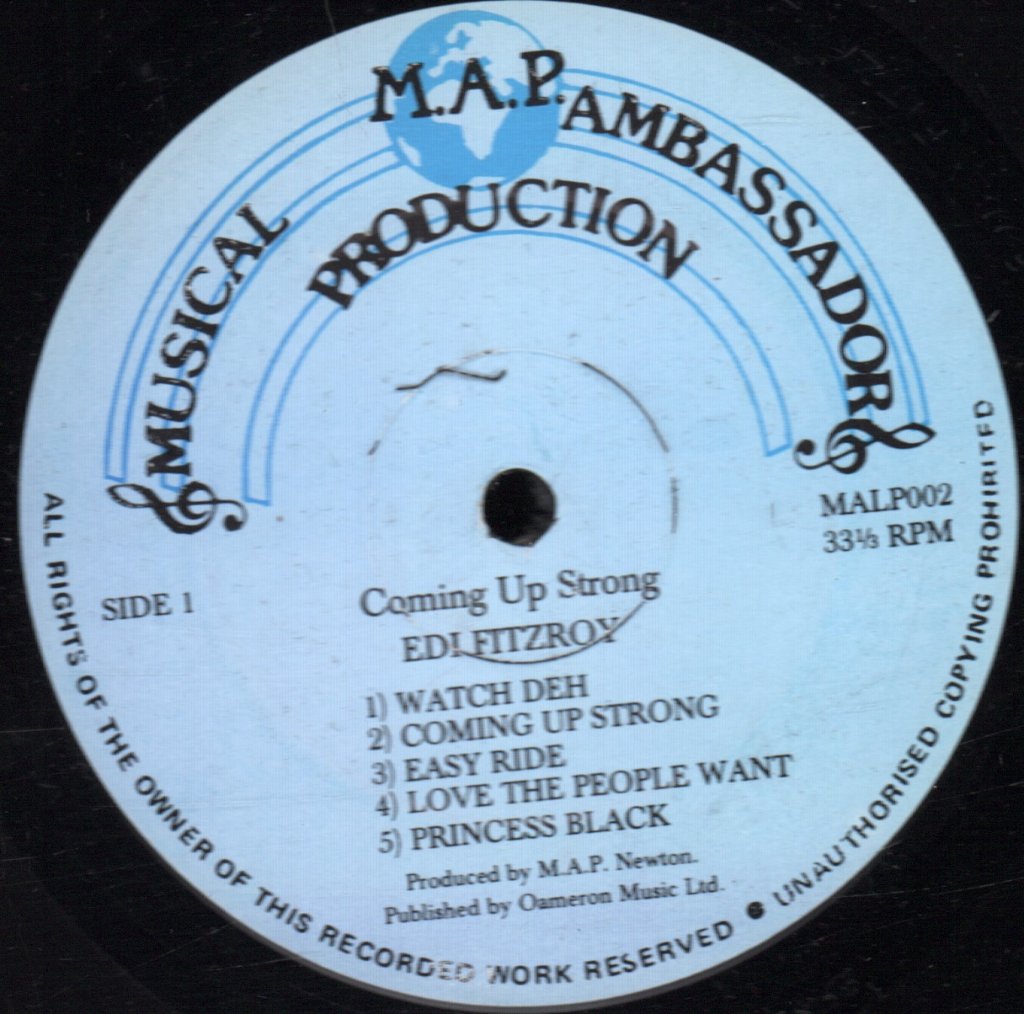 Edi Fitzroy - Coming Up Strong - Lp