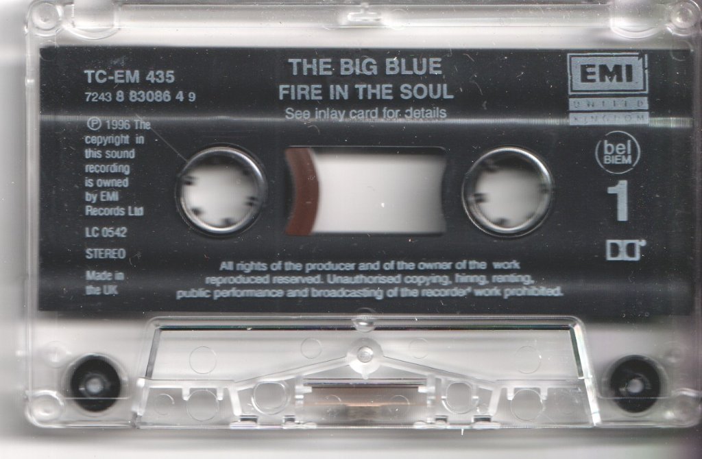 Big Blue - Fire In The Soul - Cassette