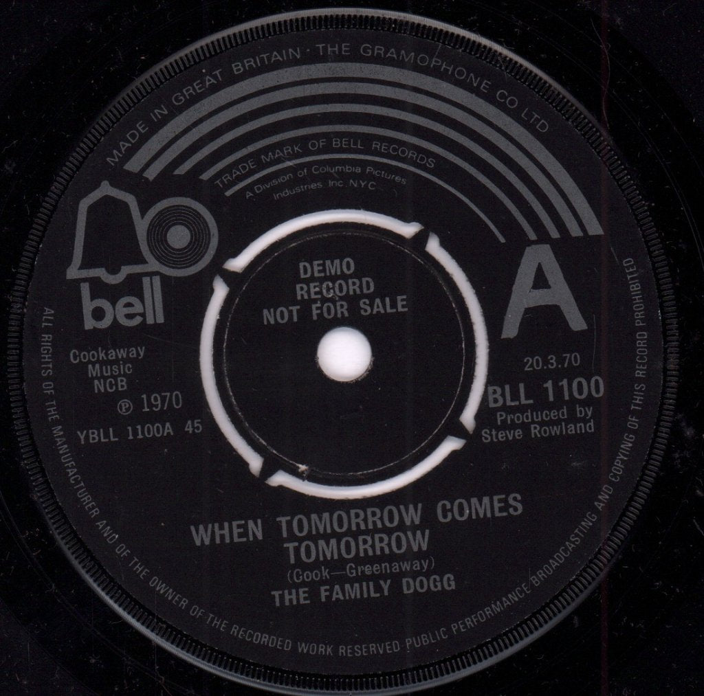 Family Dogg - When Tomorrow Comes Tomorrow - 7 Inch