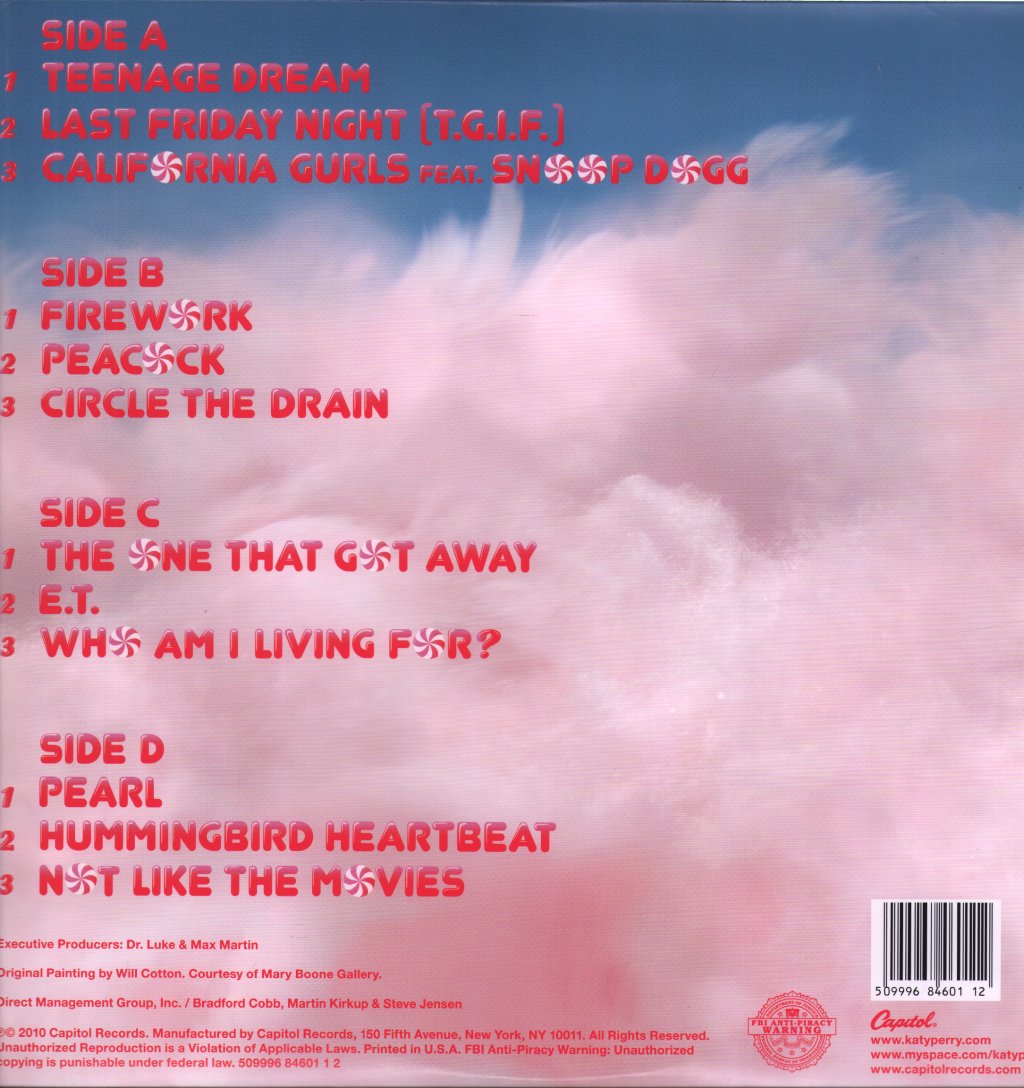 Katy Perry - Teenage Dream - Double Lp