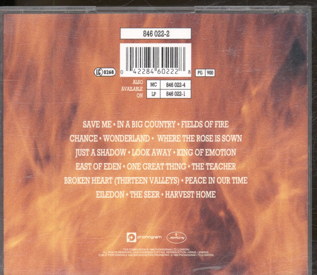 Big Country - Through A Big Country - Cd