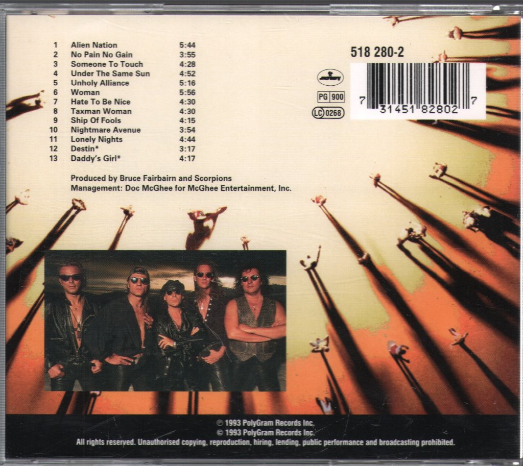 Scorpions - Face The Heat - Cd