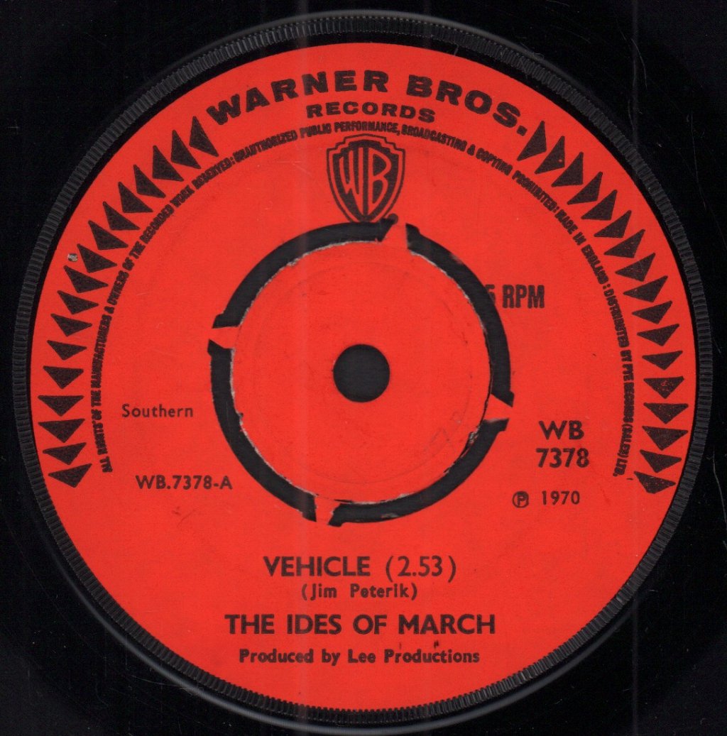 Ides Of March (Late 60'S Early 70'S Group) - Vehicle - 7 Inch