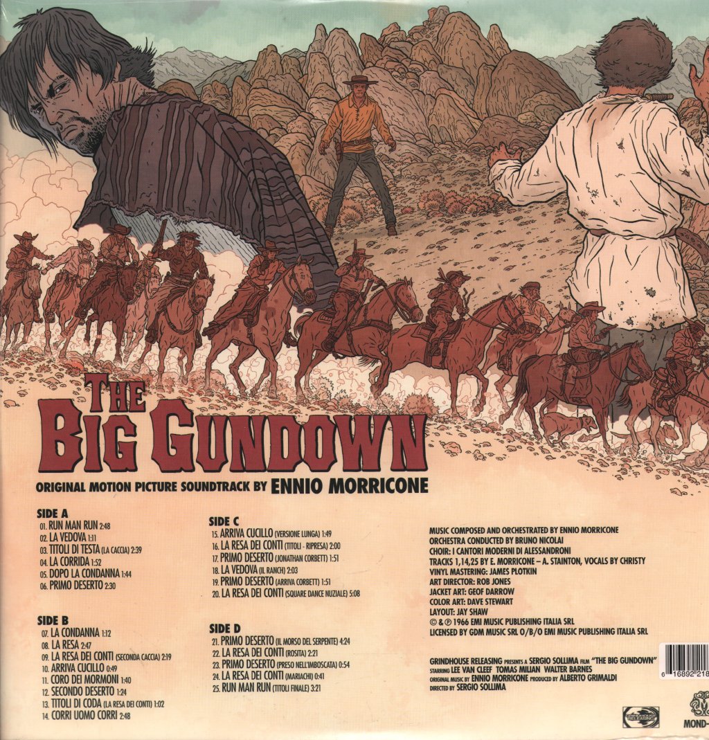 Ennio Morricone - Big Gundown (Original Motion Picture Soundtrack) - Double Lp