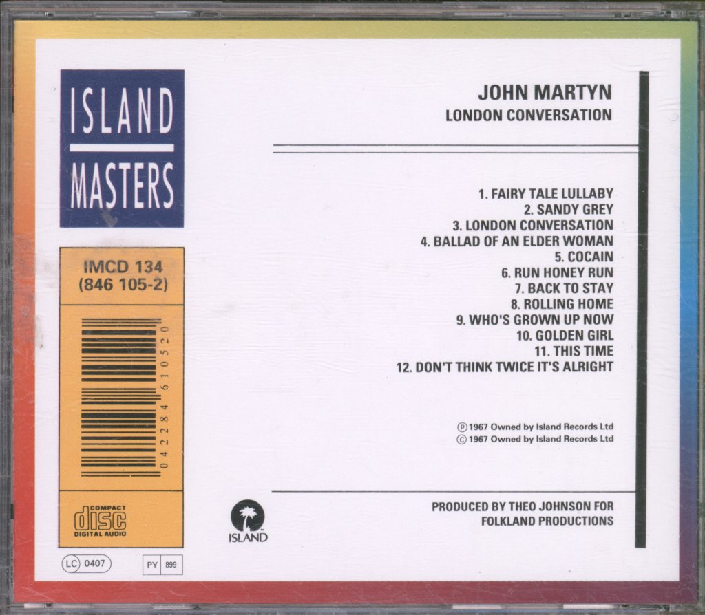 John Martyn - London Conversation - Cd