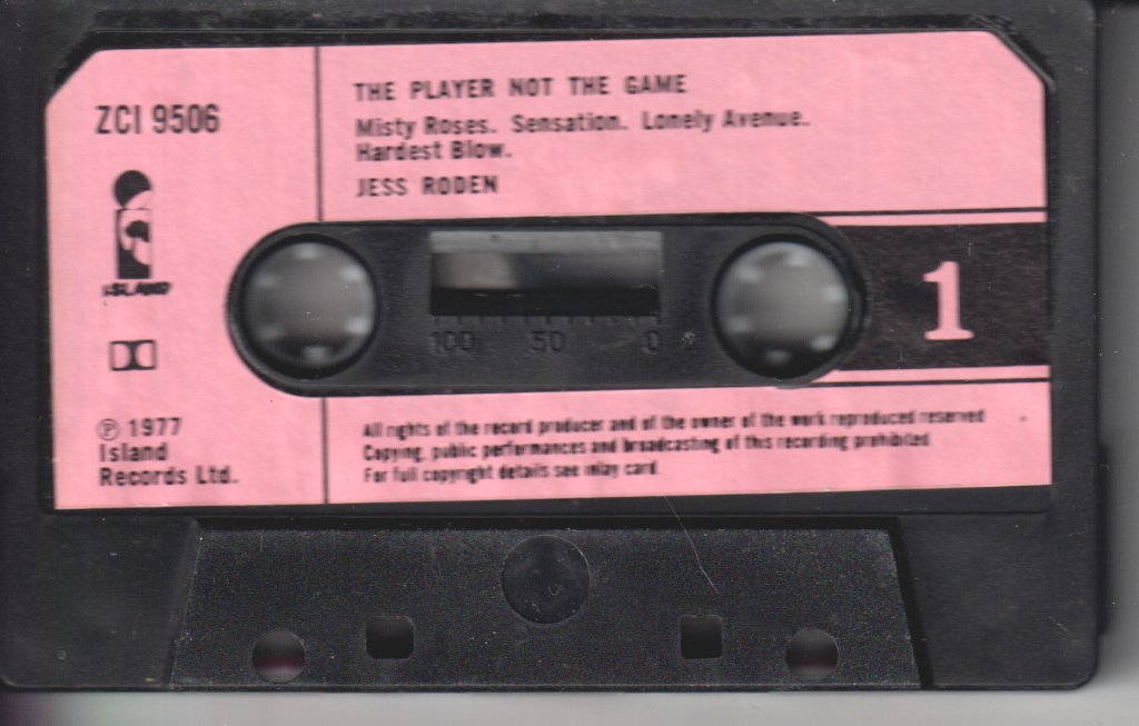 Jess Roden - Player Not The Game - Cassette