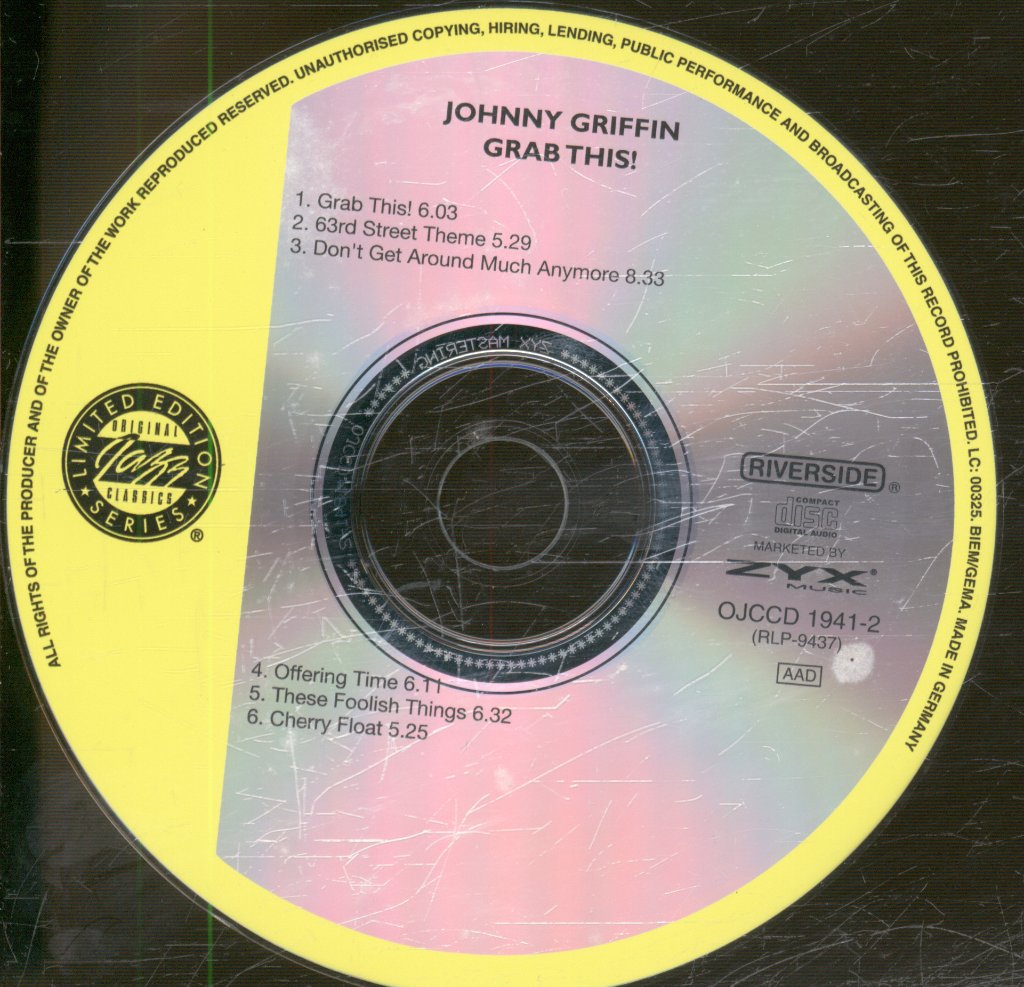 Johnny Griffin - Grab This! - Cd
