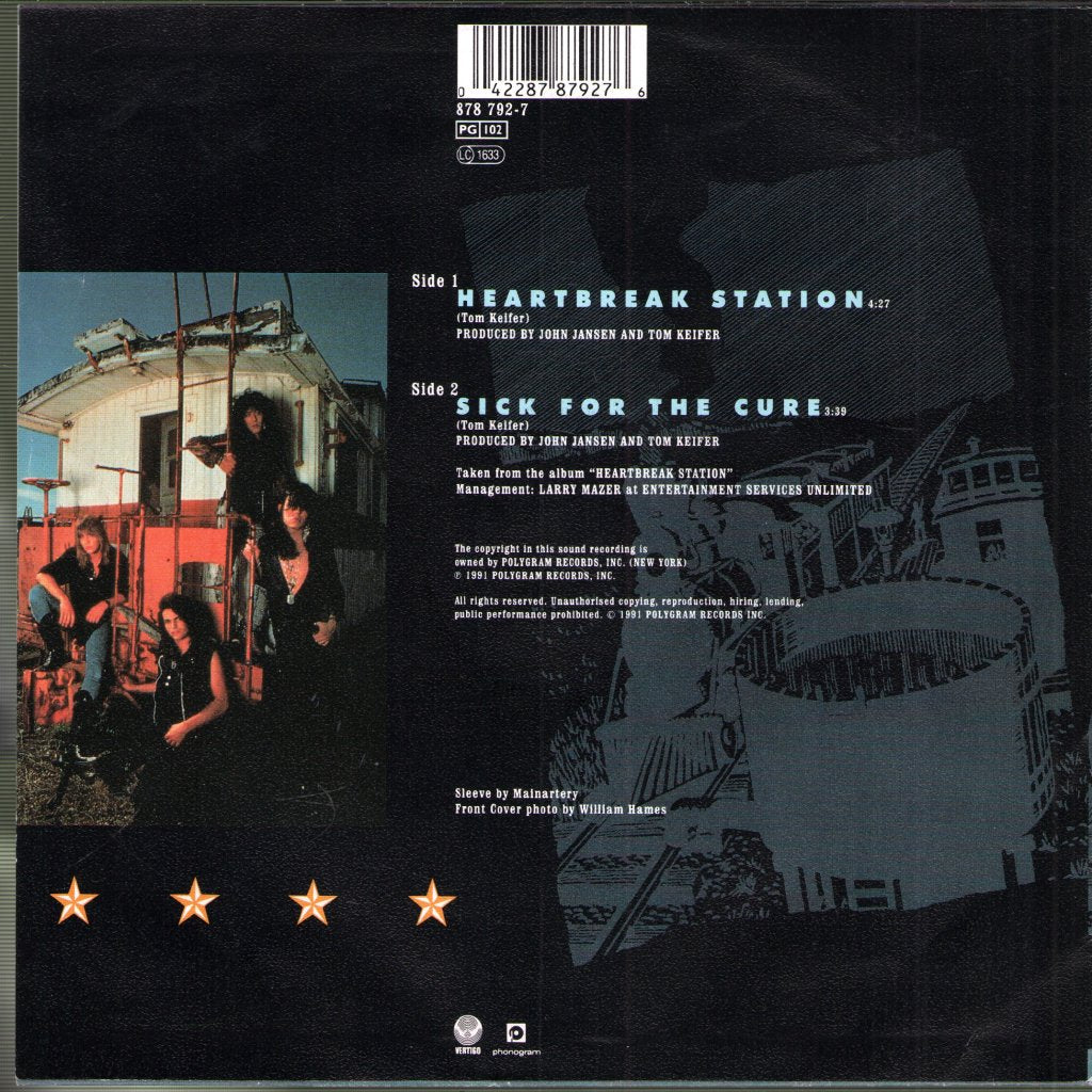 Cinderella - Heartbreak Station - 7 Inch