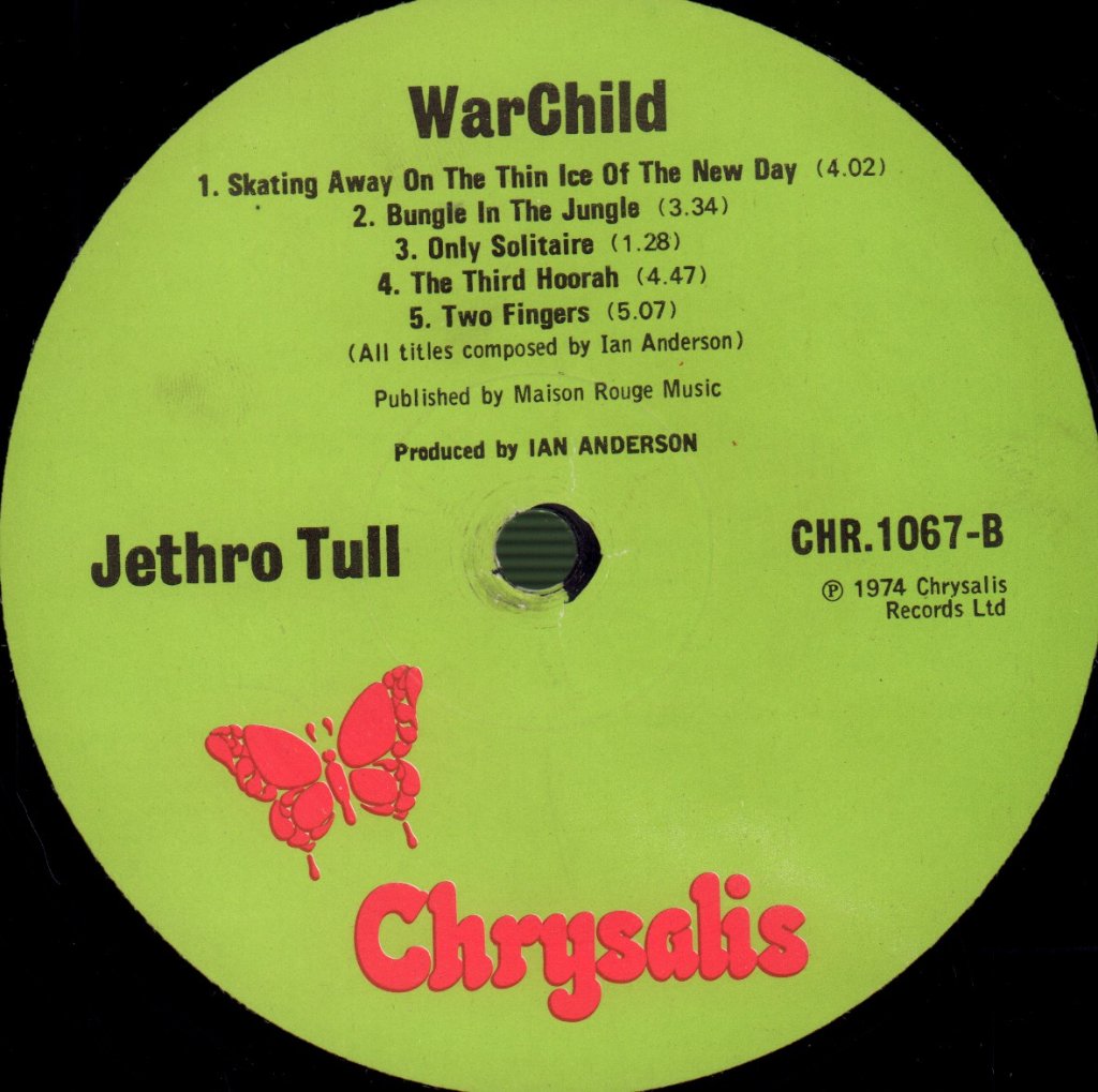 Jethro Tull - War Child - Lp