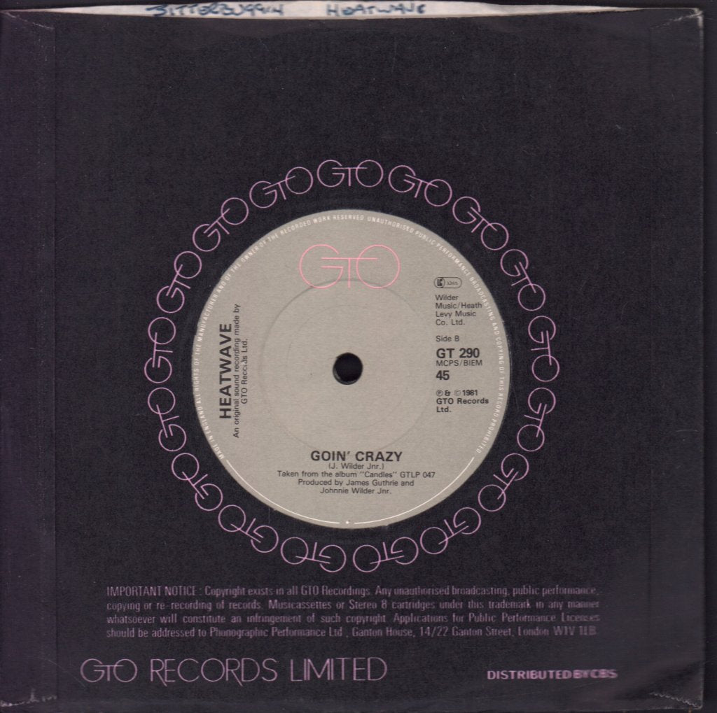 Heatwave - Jitterbuggin - 7 Inch