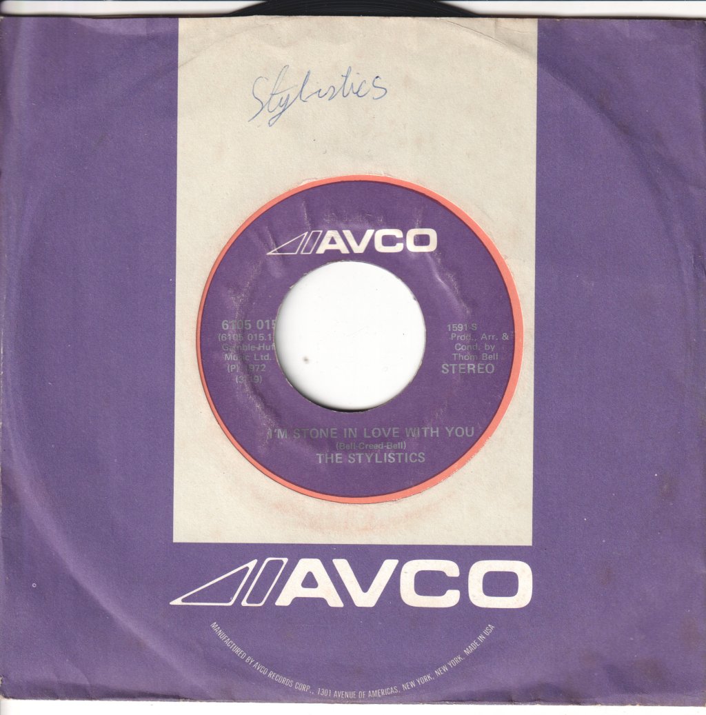 Stylistics - I'm Stone In Love With You - 7 Inch